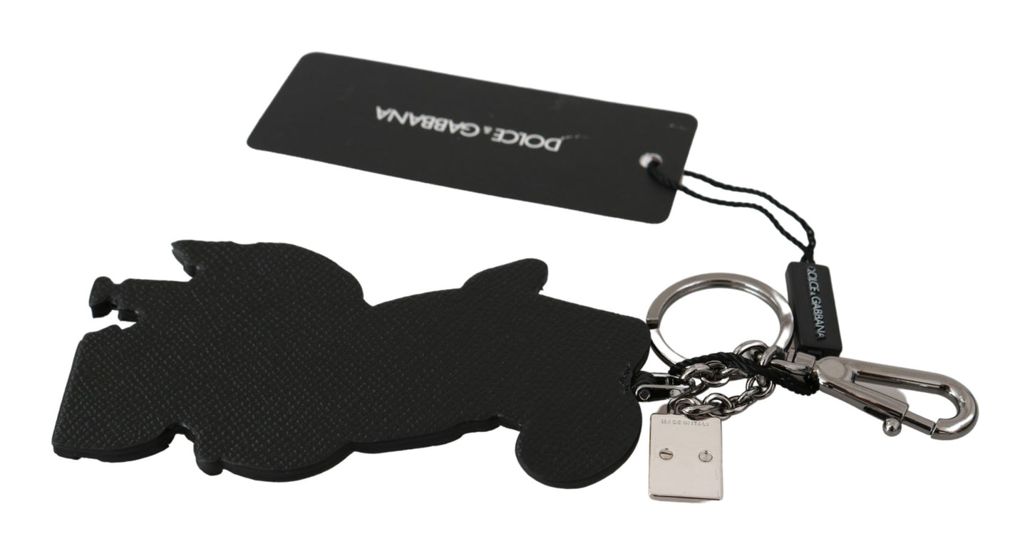 Dolce & Gabbana Leder Dominico Stefano SICILY WESTERN Abzeichen Schlüsselanhänger