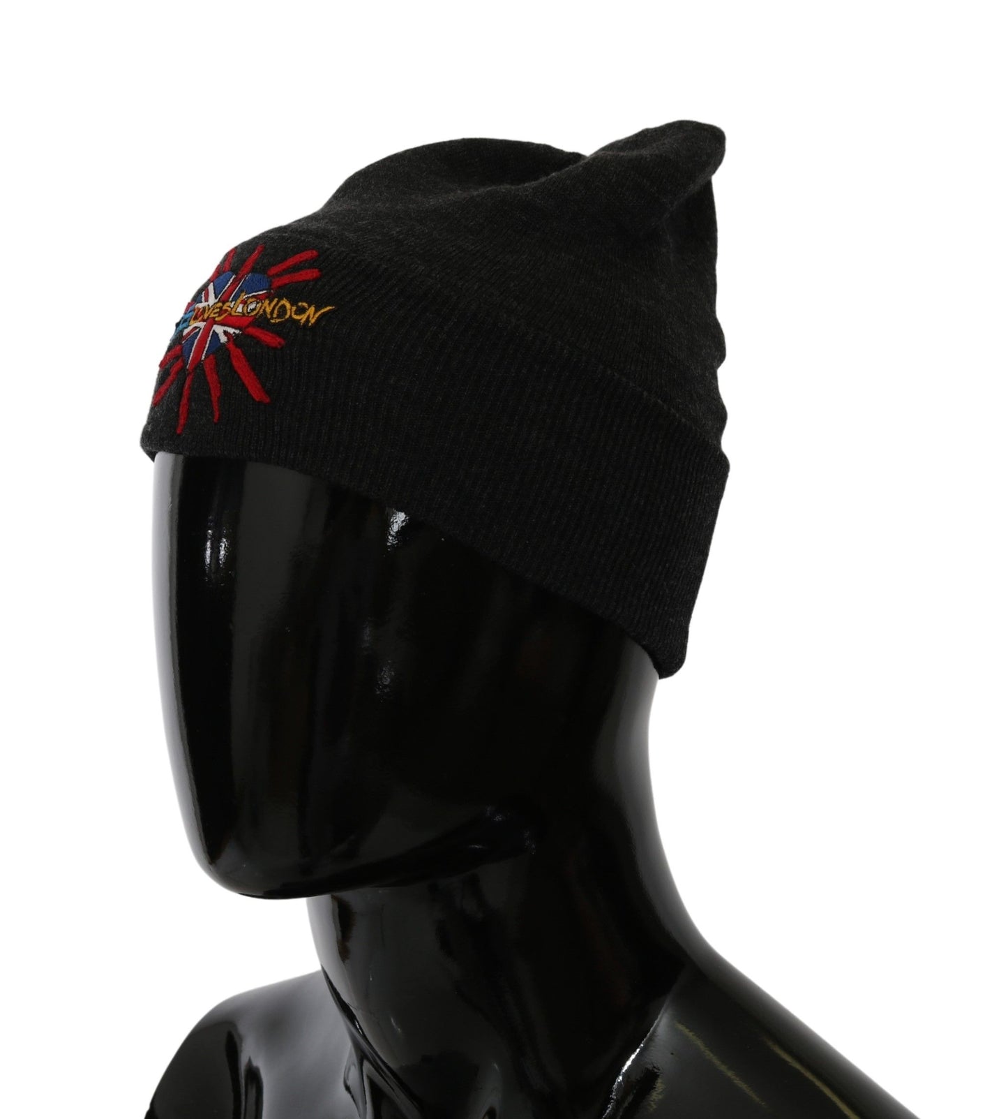 Dolce & Gabbana Graue #DGLovesLondon Beanie Mütze