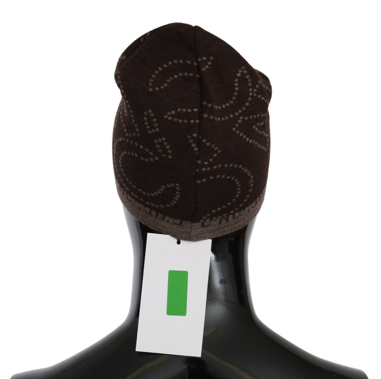 Costume National Beanie Braun Wollmischung Markenmütze