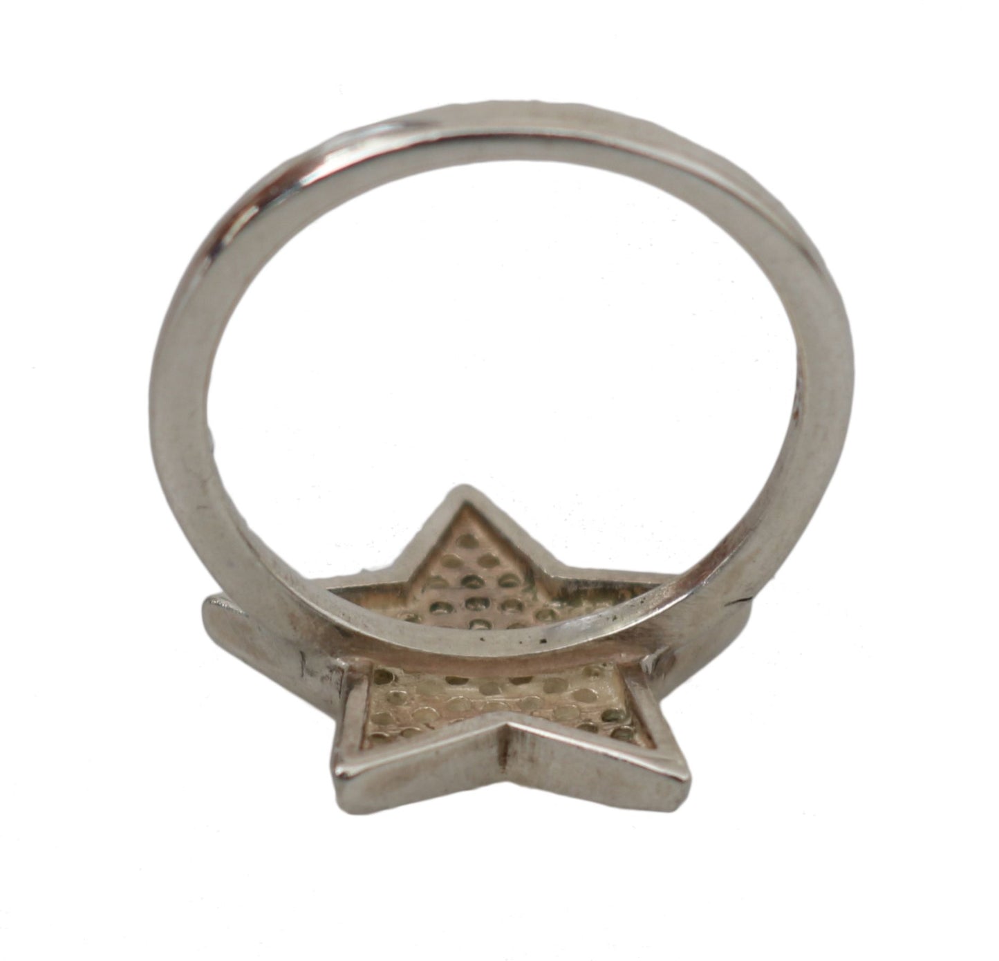Nialaya Silber Damen klar CZ Stern 925 Ring