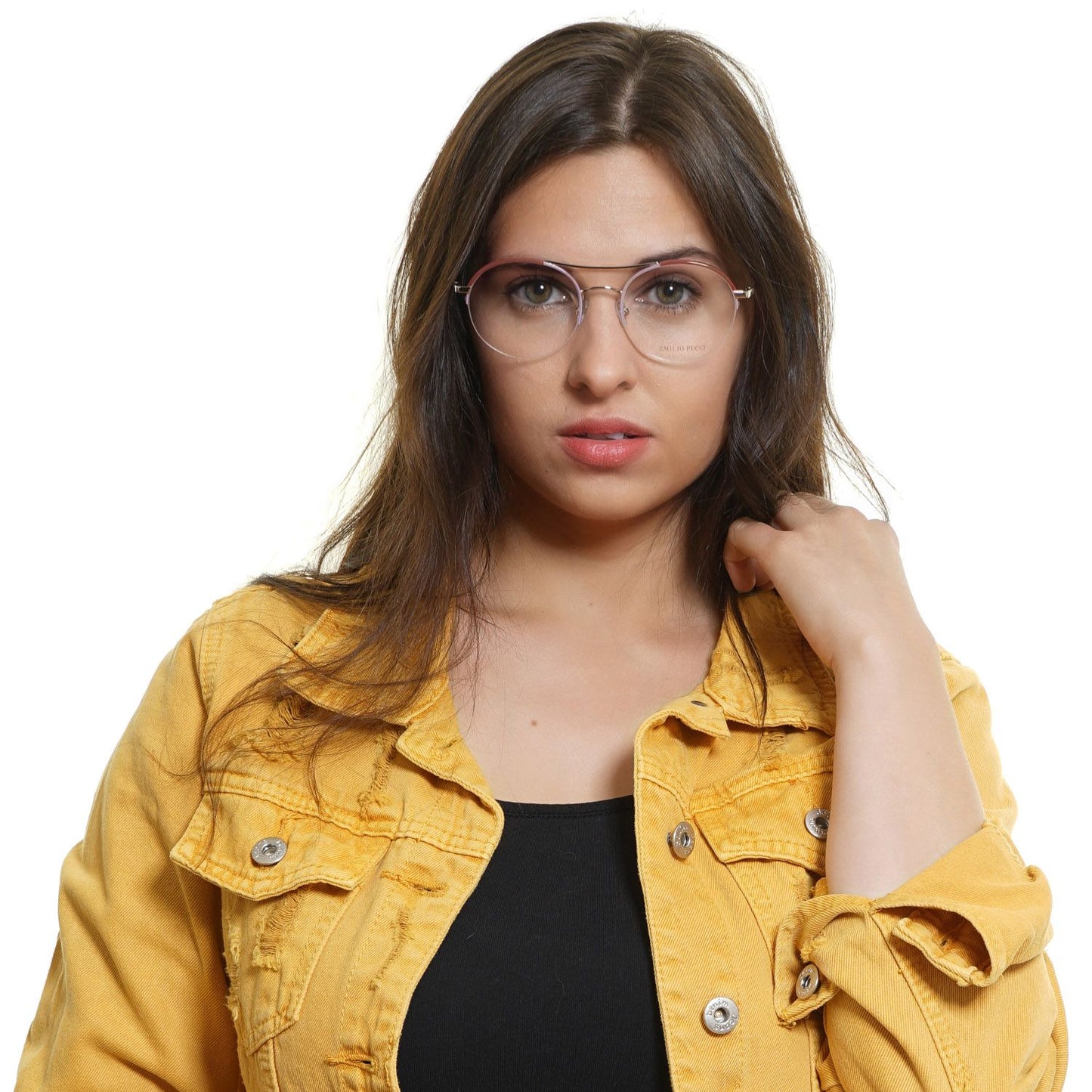 Emilio Pucci Mehrfarbige Metallbrille (Rahmen)