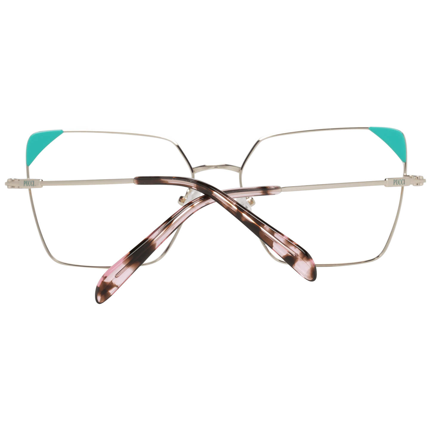 Emilio Pucci Radiant Gold Vollrand-Sonnenbrille für Damen