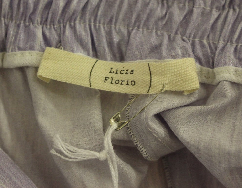 Licia Florio Lila Über-Knie-Wickel-Shorts