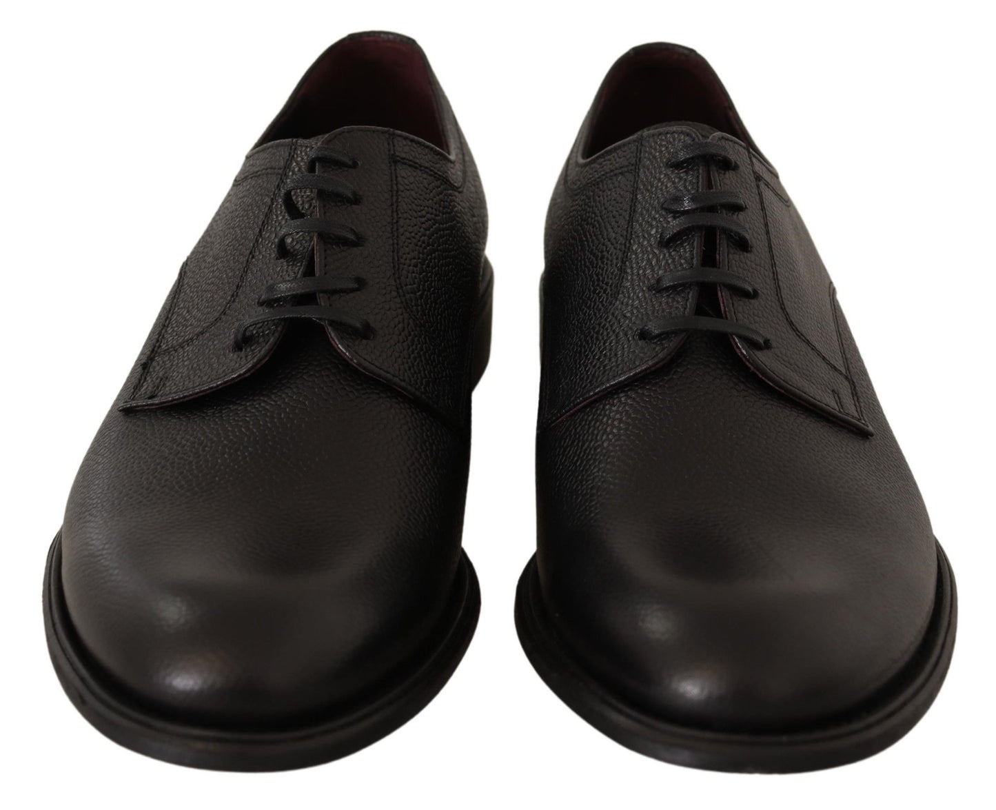 Dolce & Gabbana Schwarze Lederschnürschuhe für Herren Formaler Derby