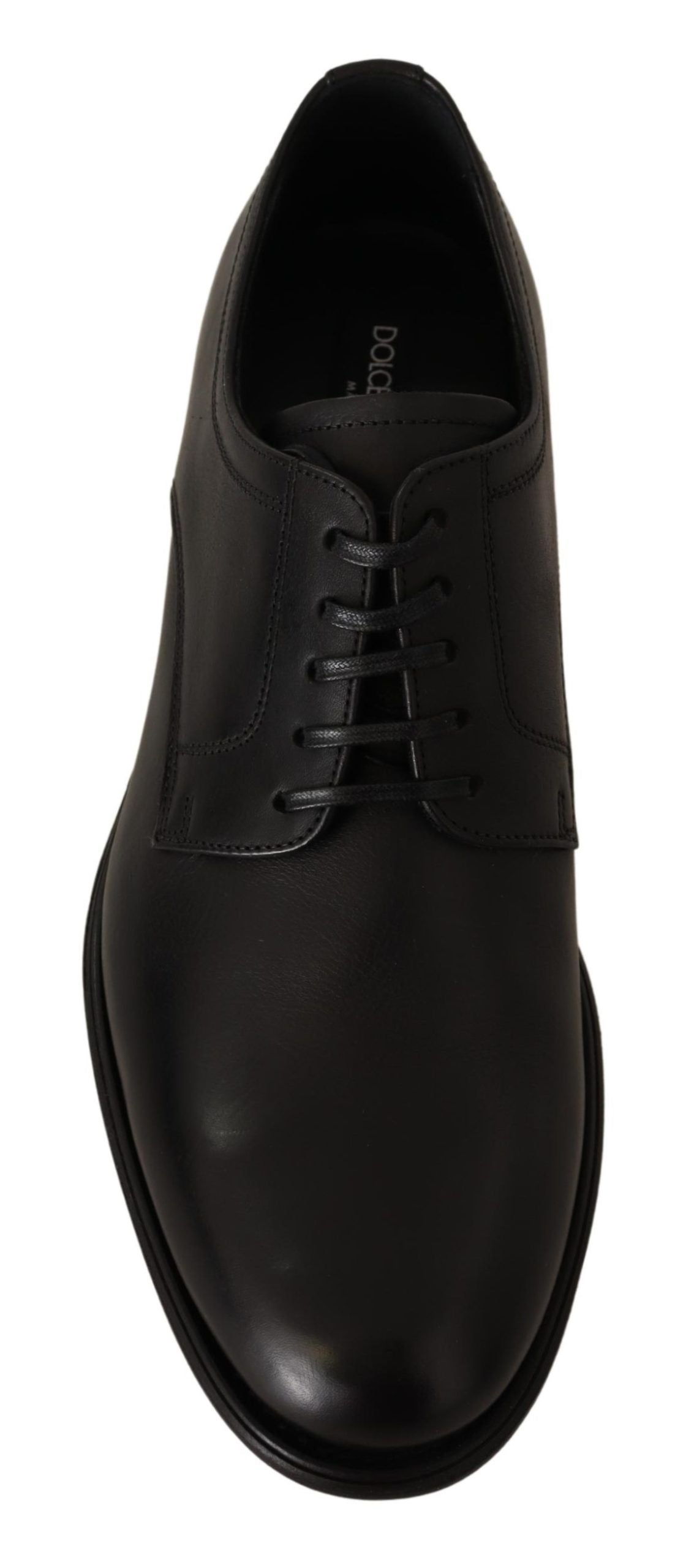 Dolce & Gabbana Schwarze Lederschnürschuhe für Herren Formaler Derby
