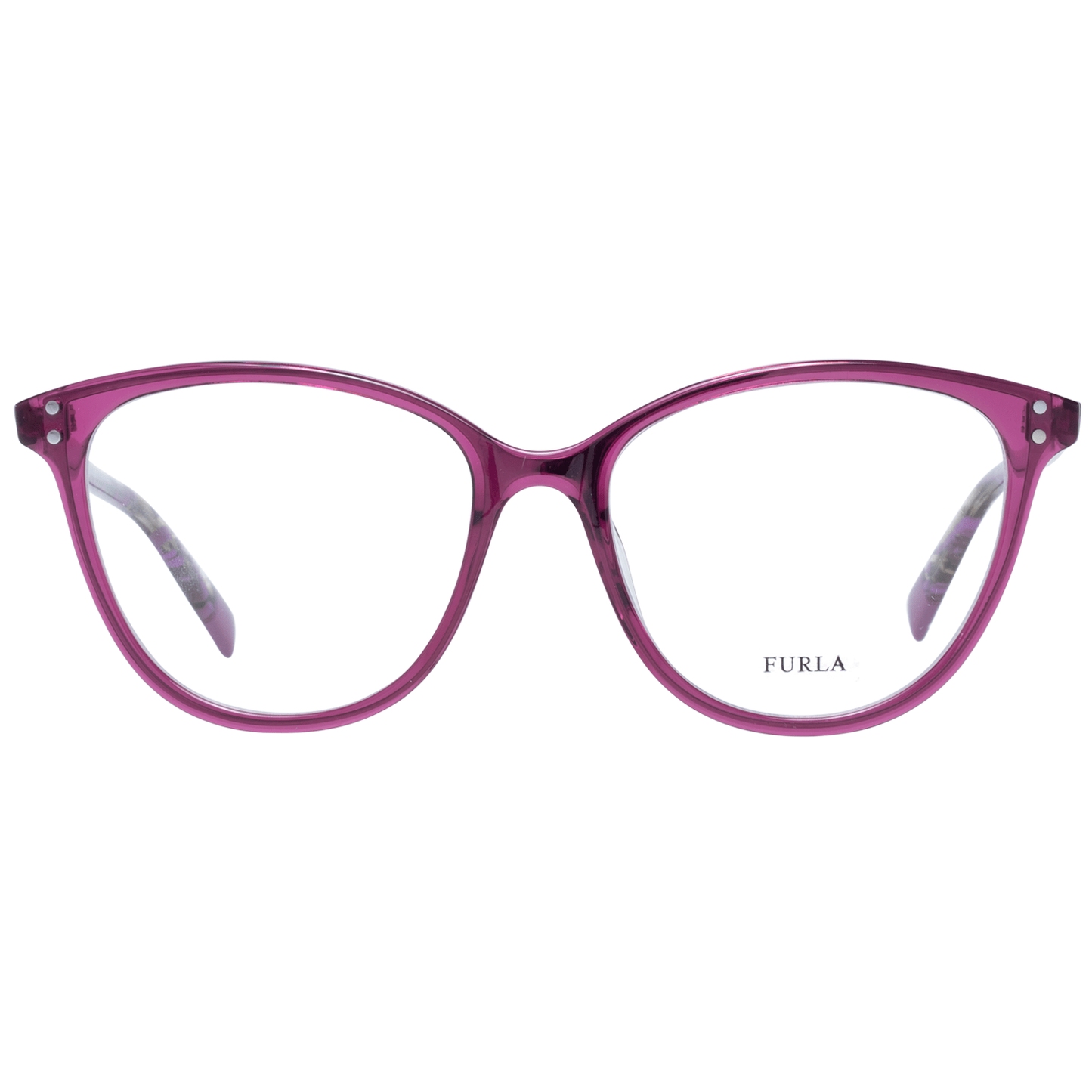 Furla Elegante Katzenaugenbrille lila für Frauen