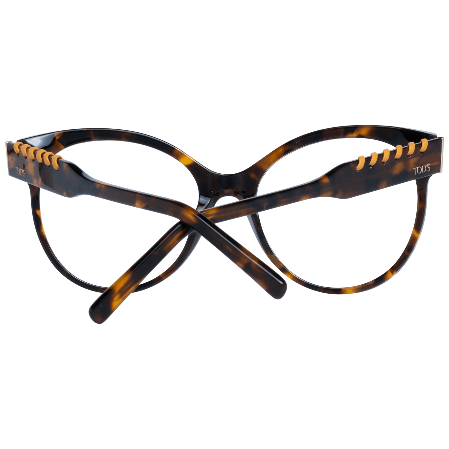 Tod's Schicke braune runde Vollrandbrille für Damen