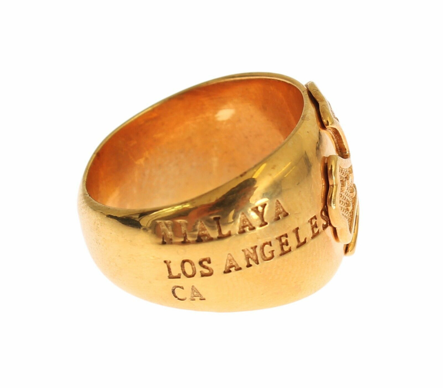 Nialaya Goldplattierter 925 Silber Damenring