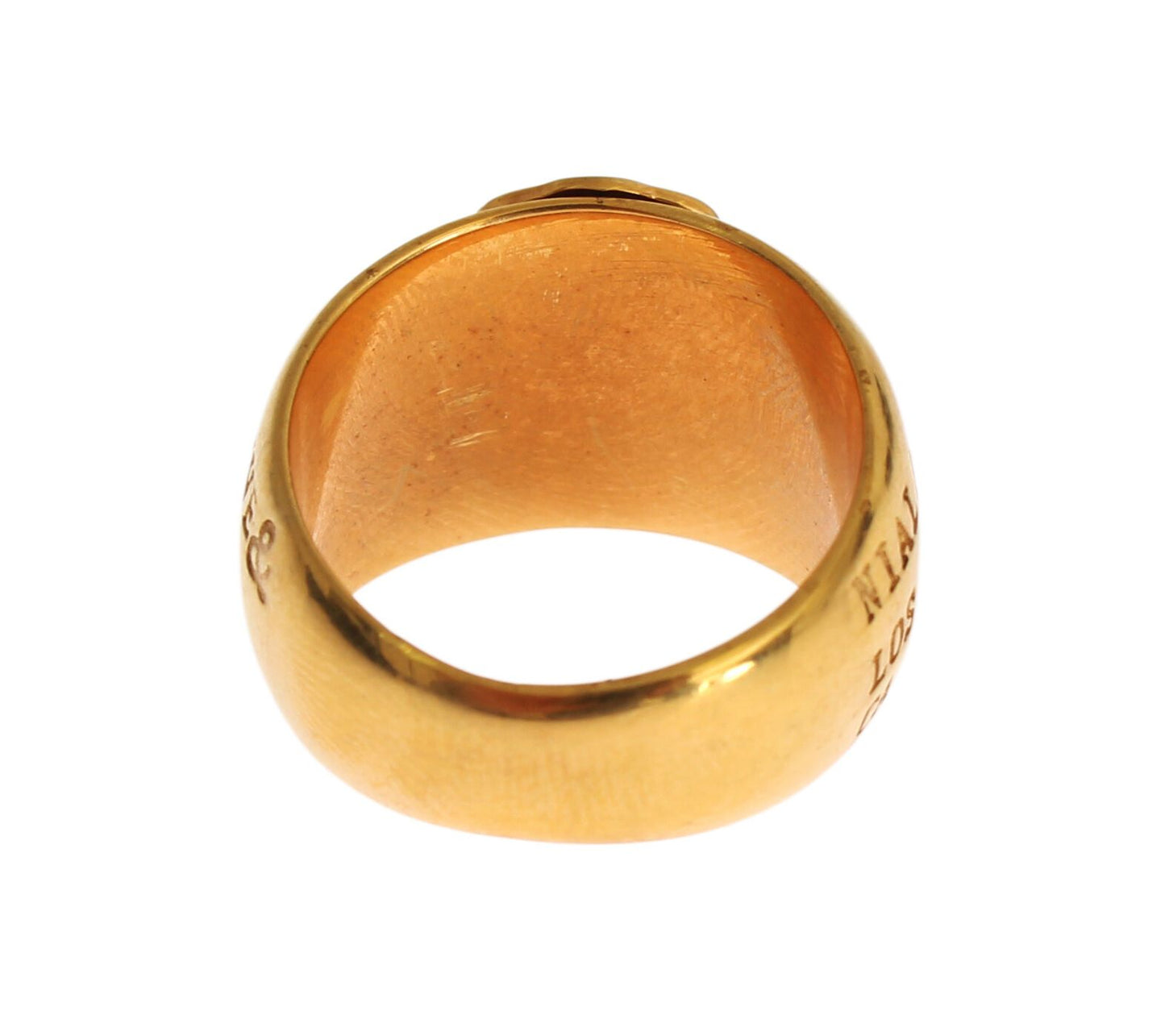 Nialaya Goldplattierter 925 Silber Damenring