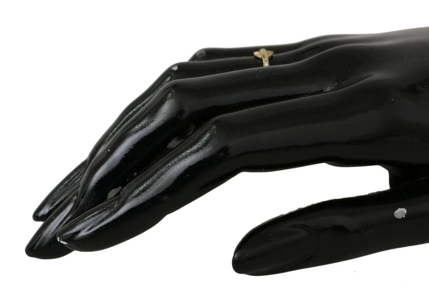 Nialaya Gold Feder Klar CZ 925 Silber Frauen