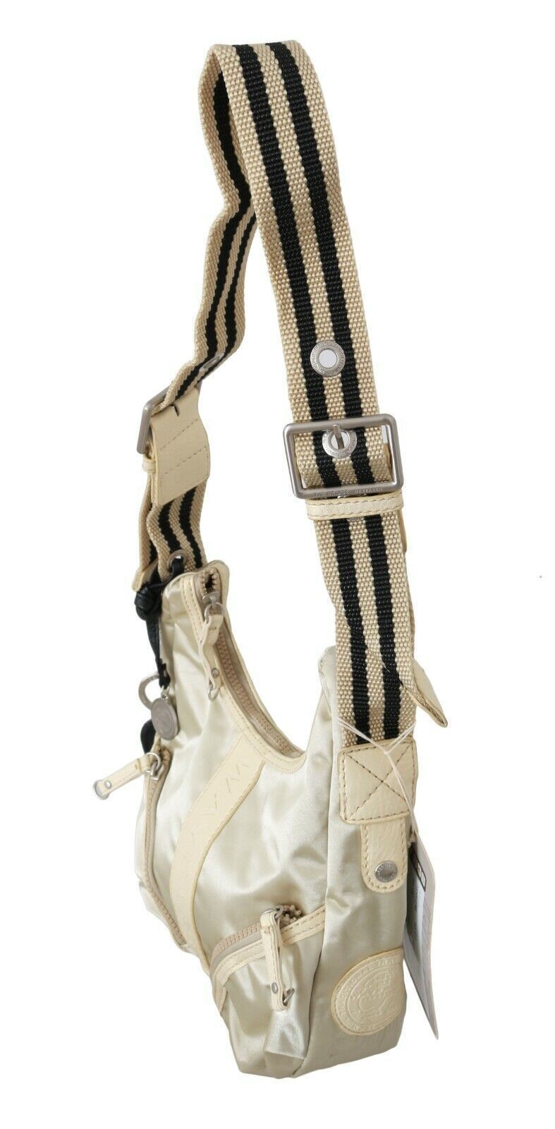 WAYFARER Weiß Schulter Crossbody Sling Fabric Geldbörse