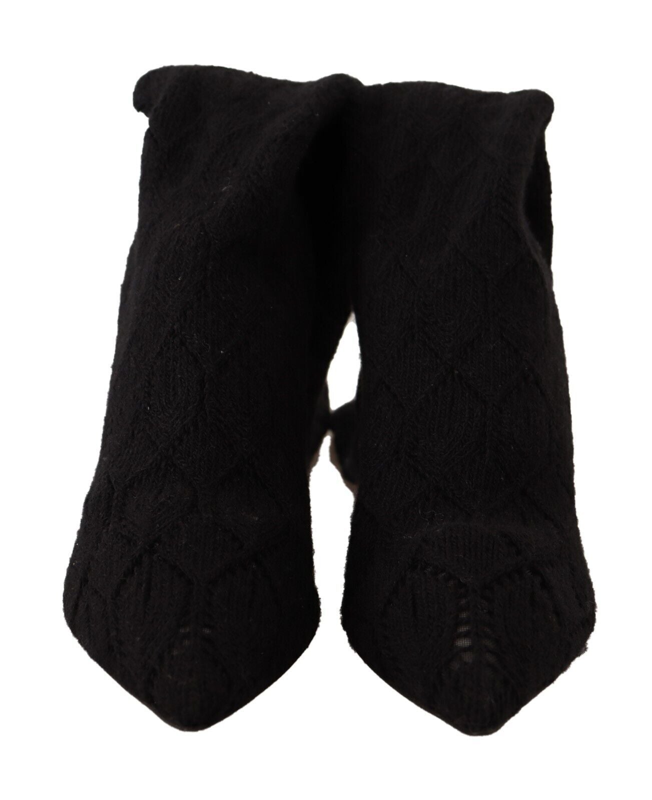 Dolce & Gabbana Schwarze Stretch-Socken Kniestrümpfe Schuhe