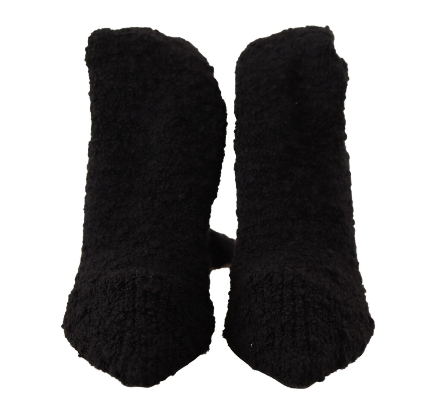 Dolce & Gabbana Schwarze Stretch-Socken Kniestrümpfe Schuhe