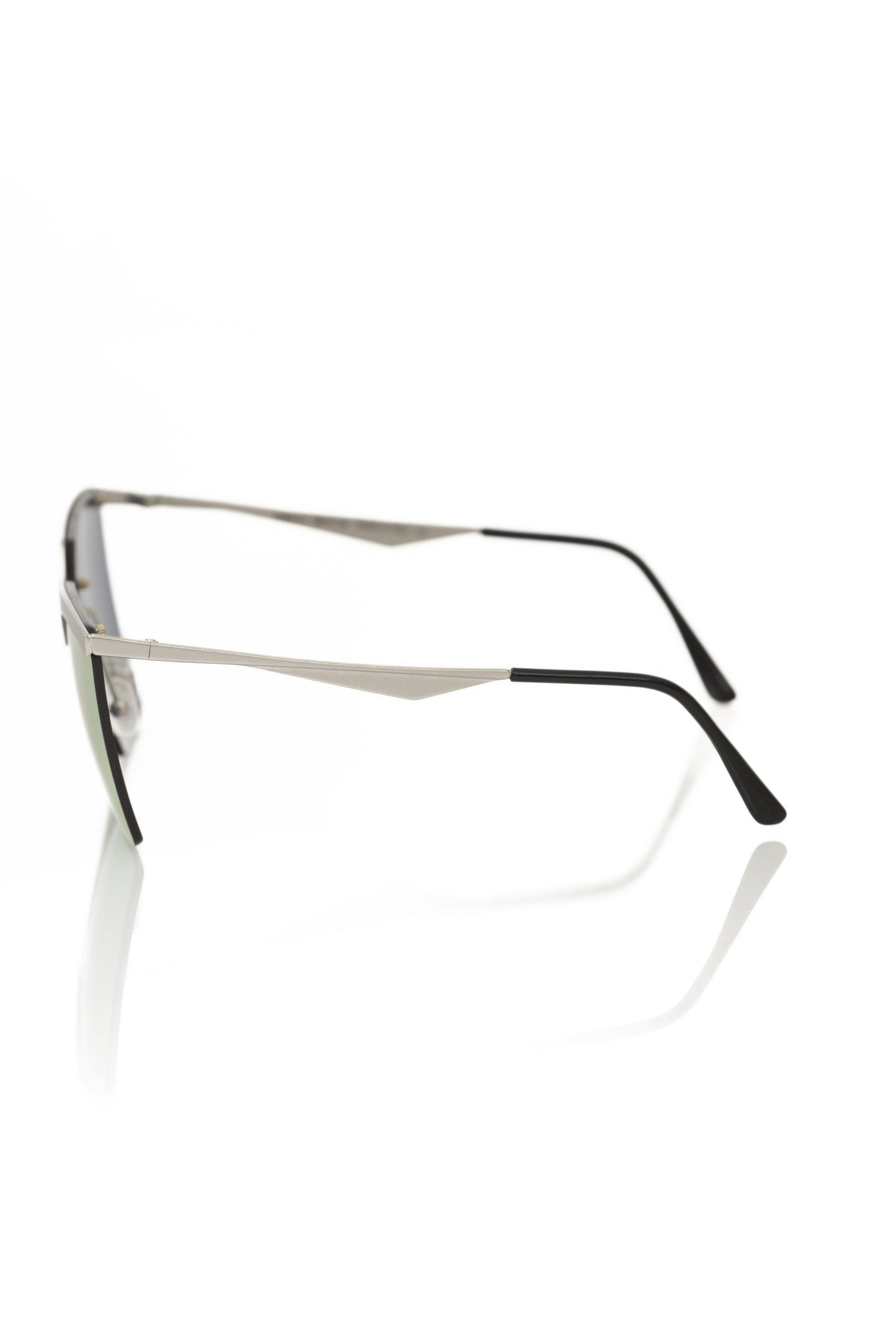 Frankie Morello Silbermetallic Damen-Sonnenbrille