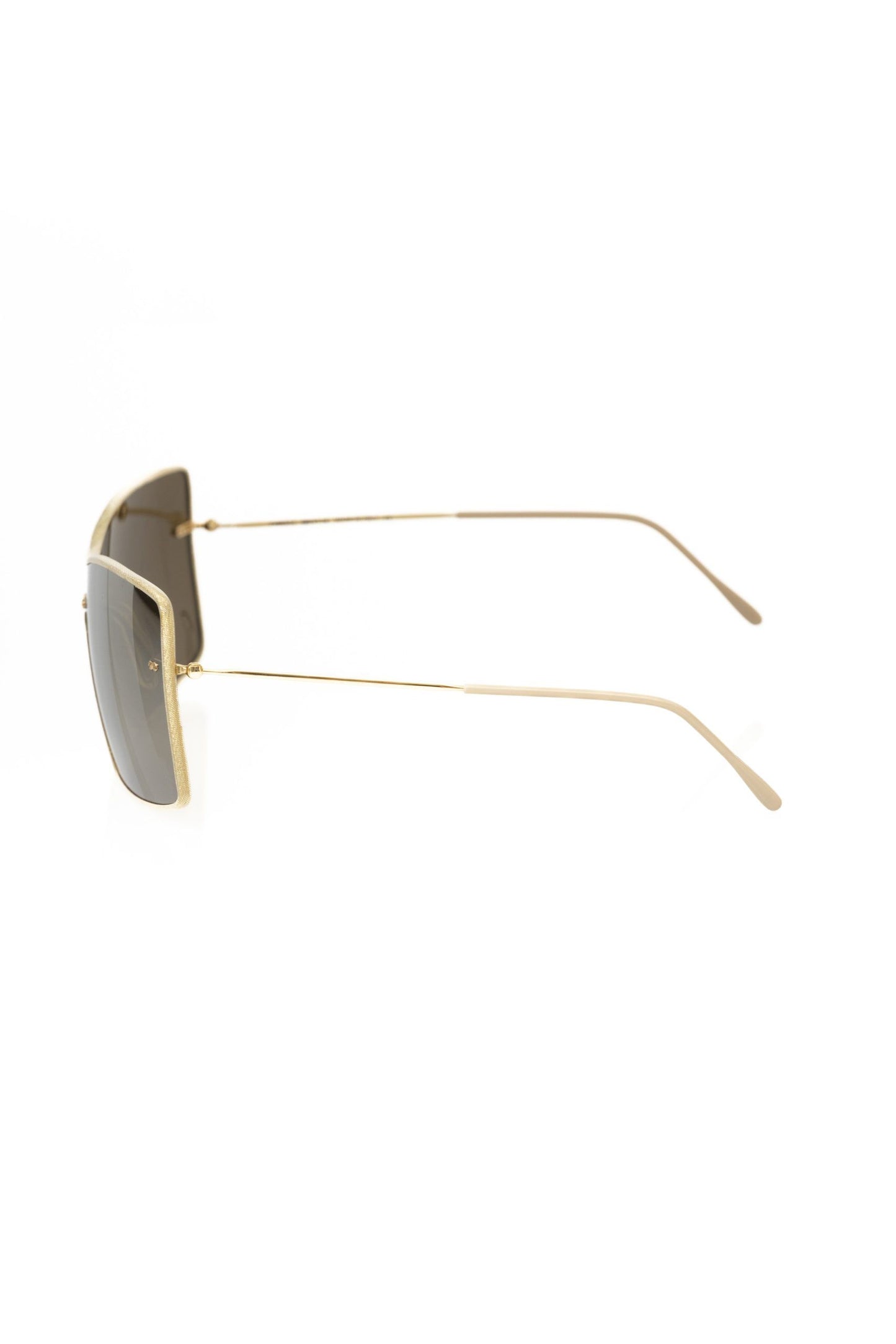 Frankie Morello Goldmetallic-Sonnenbrillen für Frauen