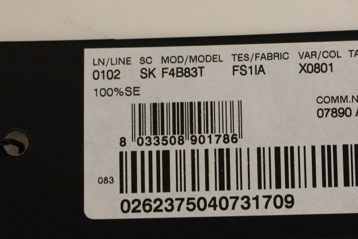 Dolce & Gabbana Brauner geblümter gerader Seiden-Vollrock