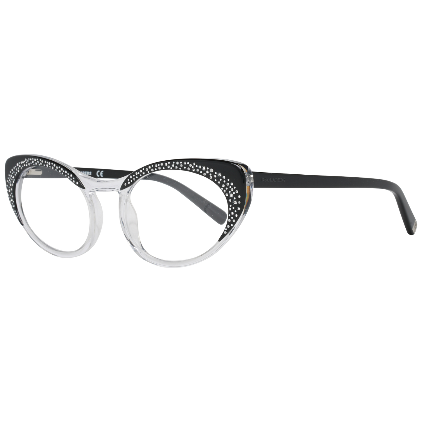 Dsquared² Schicke schwarze Designerbrille mit Vollrand