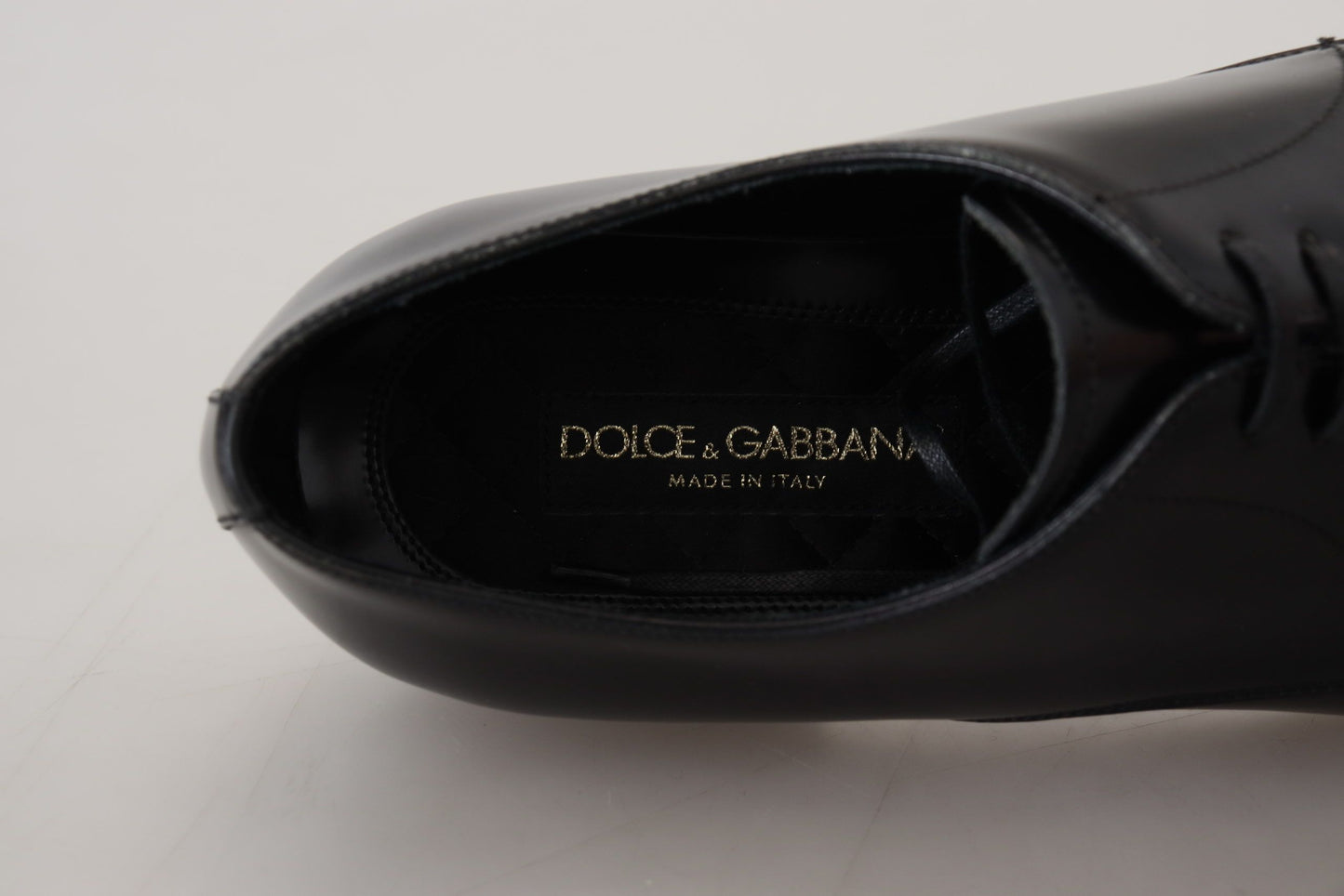 Dolce & Gabbana Schwarze Lederschuhe für formelle Anlässe