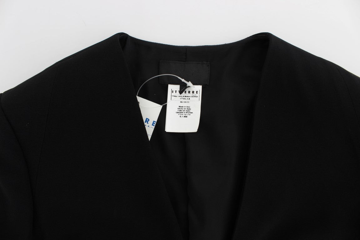 Exte Schwarz Blau Zweiteiliger Anzug Rock &