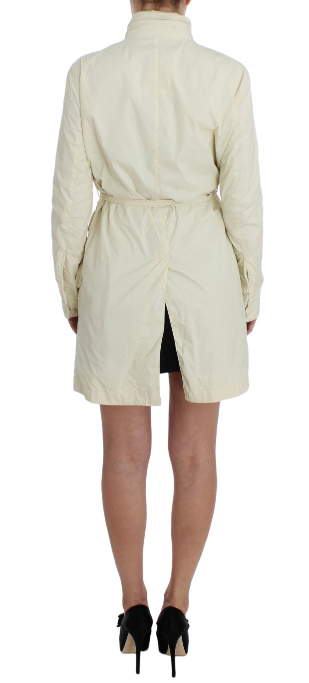 P.A.R.O.S.H. Beige wetterfester Trenchcoat Mantel