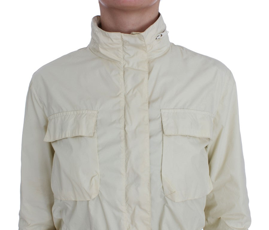 P.A.R.O.S.H. Beige wetterfester Trenchcoat Mantel