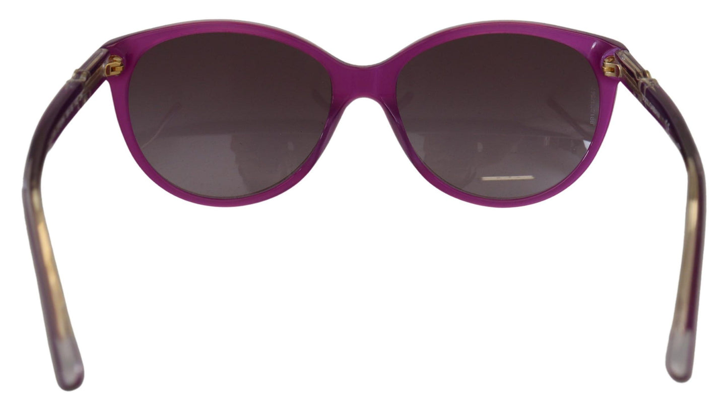 Dolce & Gabbana Lila Acetat Rahmen Runde Schattierungen DG4171P Sonnenbrille
