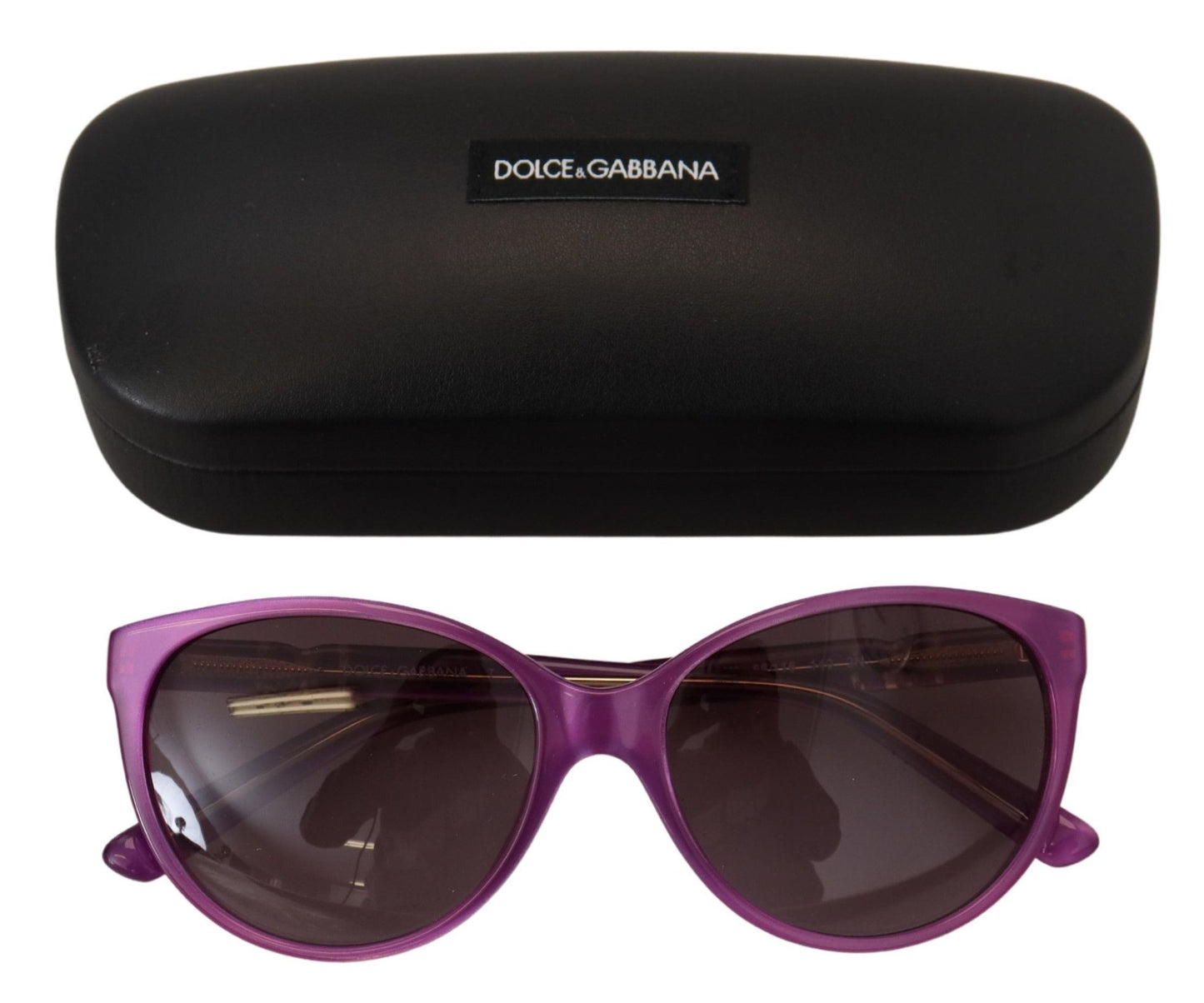 Dolce & Gabbana Lila Acetat Rahmen Runde Schattierungen DG4171P Sonnenbrille