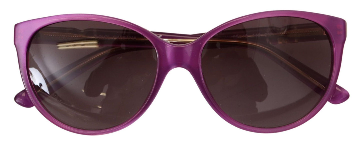 Dolce & Gabbana Lila Acetat Rahmen Runde Schattierungen DG4171P Sonnenbrille