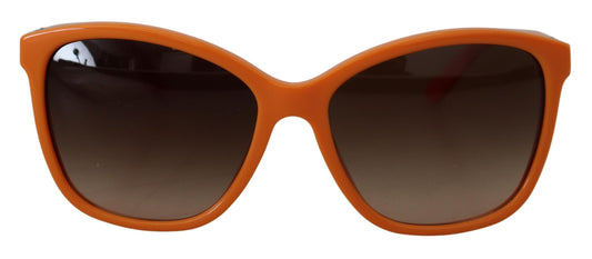 Dolce & Gabbana Orange Acetat Rahmen Runde Sonnenbrille DG4170PM Sonnenbrille