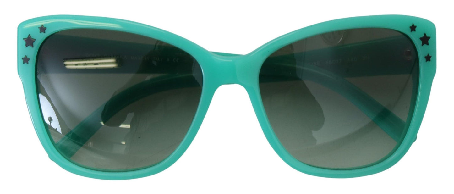 Dolce & Gabbana Grüne Sterne Acetat Square Shades DG4124 Sonnenbrille