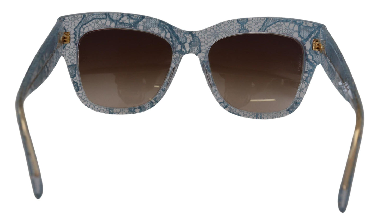 Dolce & Gabbana Blaue Spitze Acetat Rechteck DG4231 Shades Sonnenbrillen