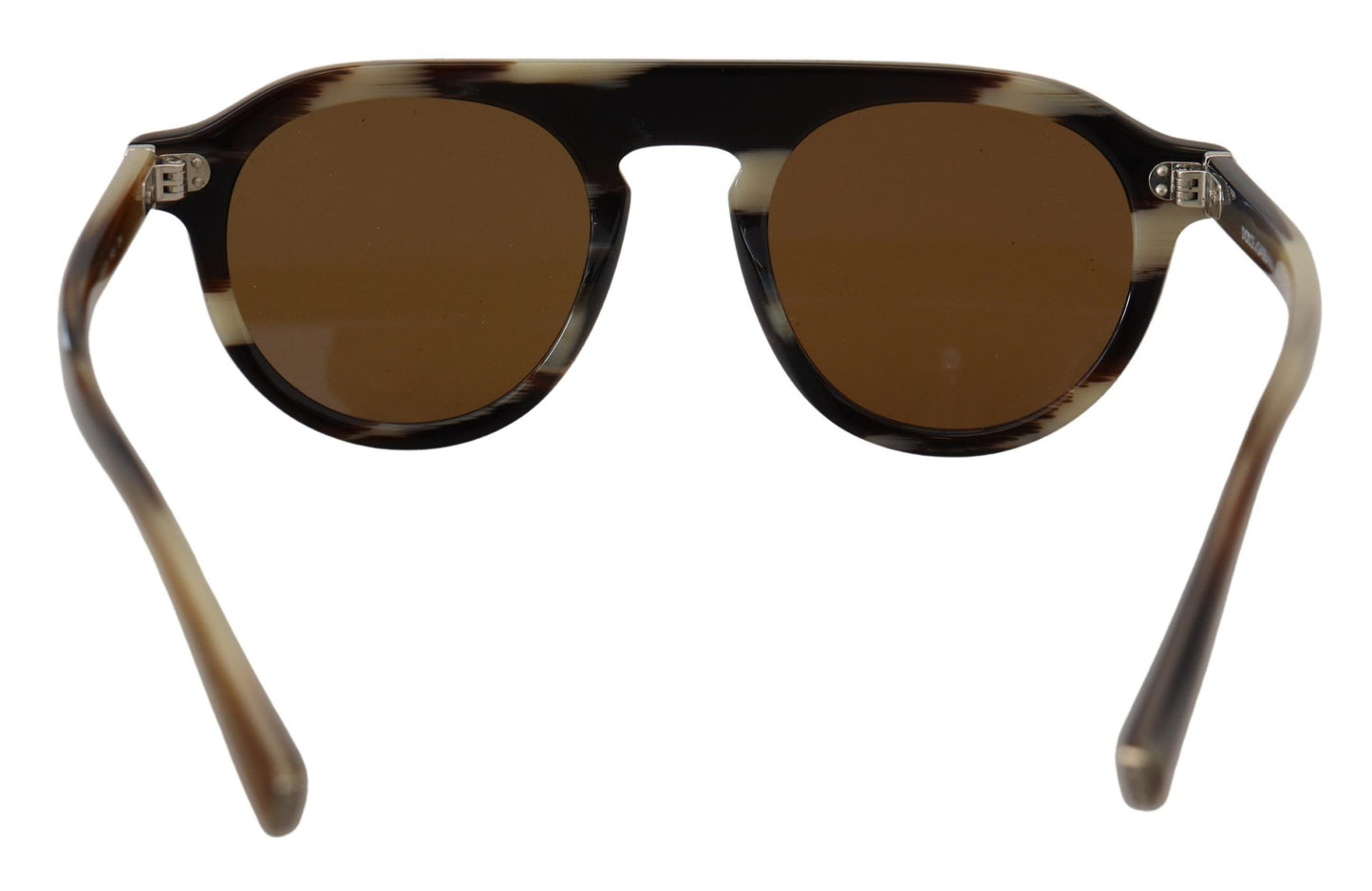 Dolce & Gabbana Ovale Vollrandbrille in brauner Schildpattfarbe DG4306 Sonnenbrille
