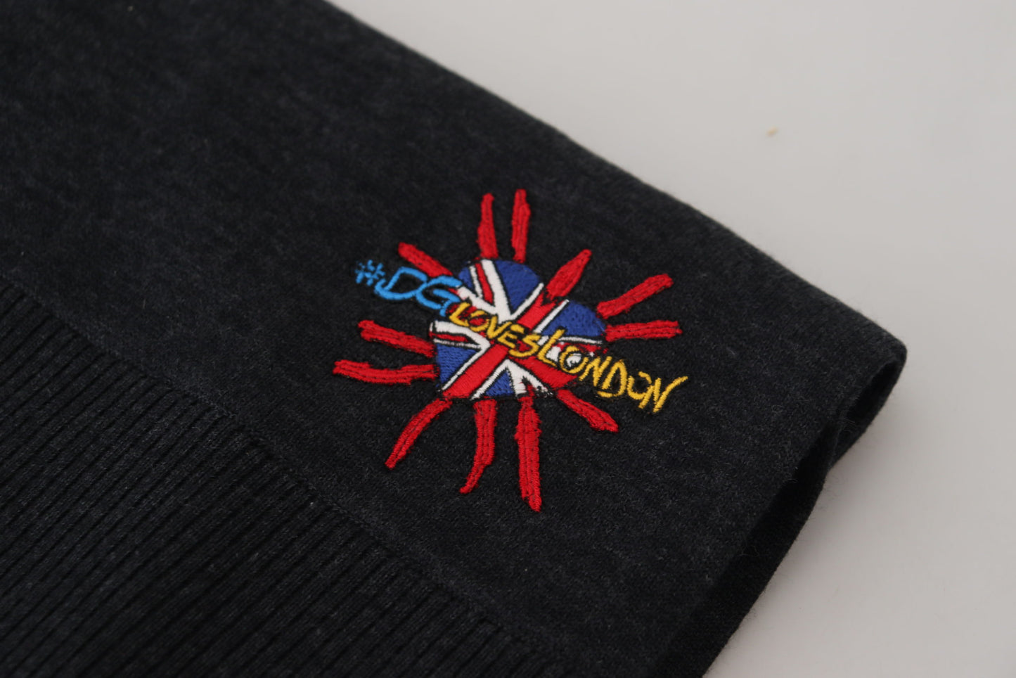 Dolce & Gabbana Schwarzes Sacred Heart #DGLovesLondon Wickelschal