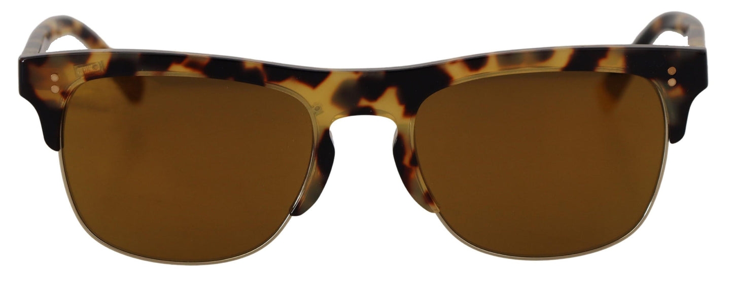 Dolce & Gabbana Goldbraun Azetat Havanna DG430A Sonnenbrille
