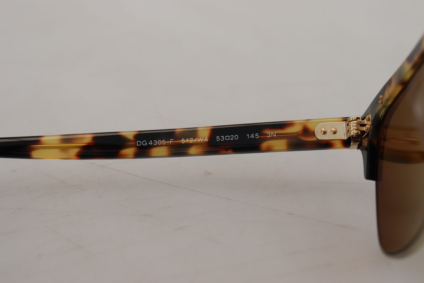 Dolce & Gabbana Goldbraun Azetat Havanna DG430A Sonnenbrille