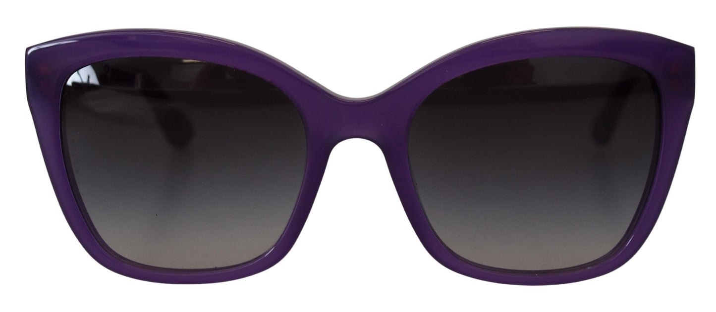 Dolce & Gabbana Violette Acetat-Sonnenbrille mit vollem Rand DG4240