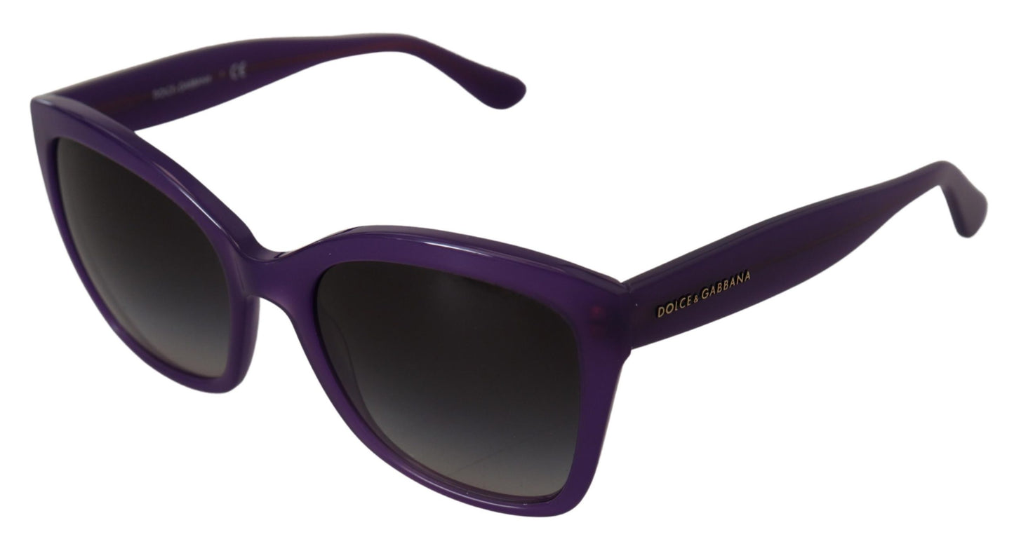 Dolce & Gabbana Violette Acetat-Sonnenbrille mit vollem Rand DG4240