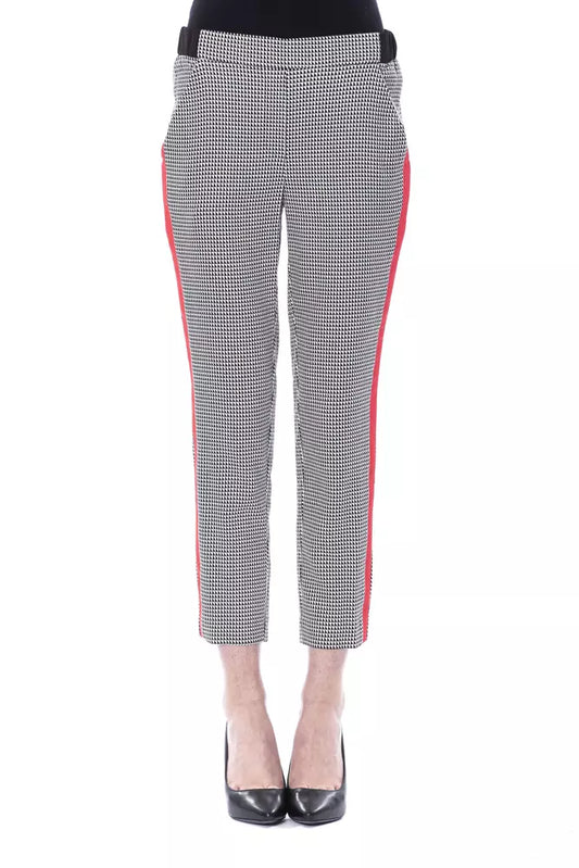 BYBLOS Schwarze Viskose-Hose für Damen