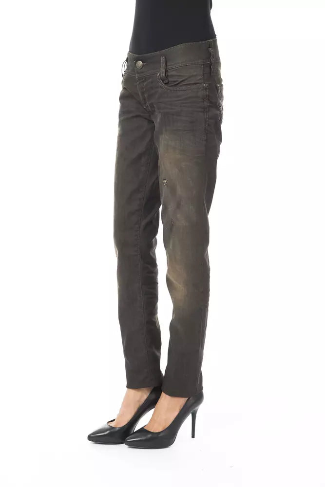 BYBLOS Schwarz Baumwolle Frauen Jeans