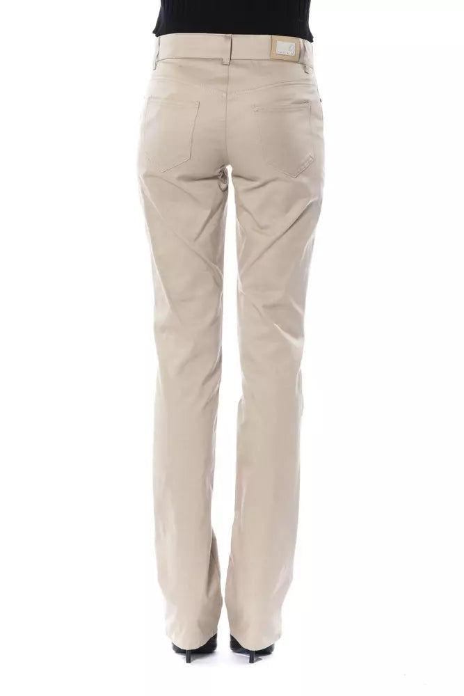 BYBLOS Beige Baumwolle Frauen Hose