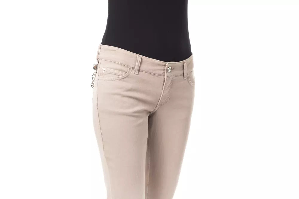 BYBLOS Beige Baumwolle Frauen Hosen