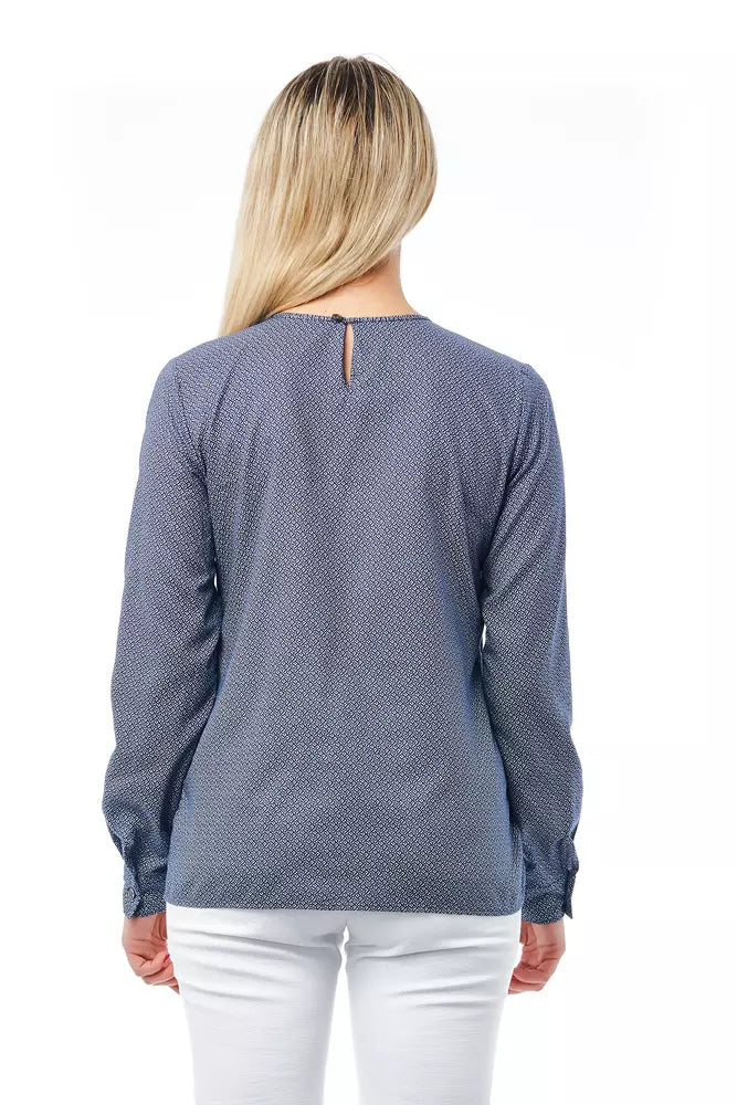 Bagutta Blaue Baumwolle Frauen Bluse