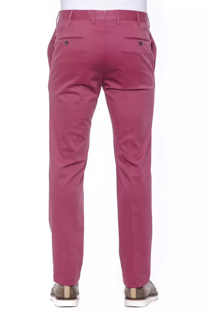 PT Torino Fuchsia-Bunte Herren-Baumwollhose