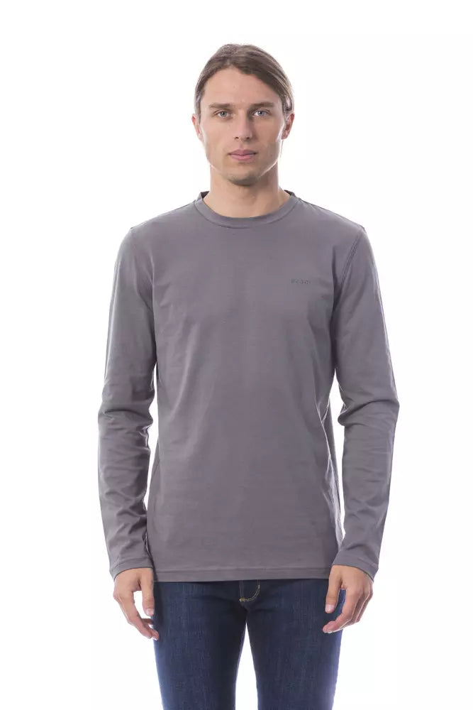 Verri "Graues Baumwoll-T-Shirt für Männer"