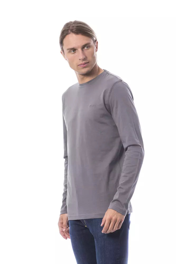 Verri "Graues Baumwoll-T-Shirt für Männer"