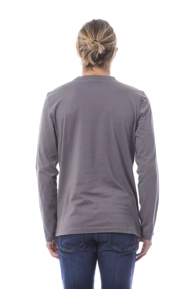 Verri "Graues Baumwoll-T-Shirt für Männer"