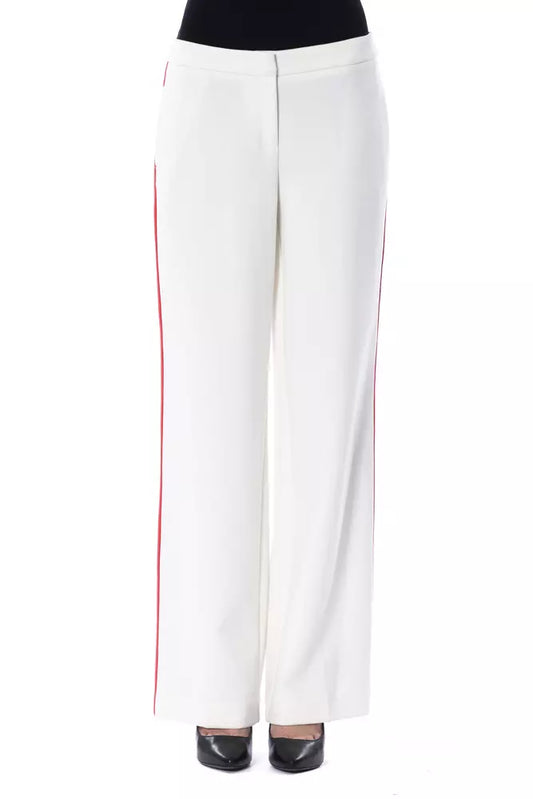 BYBLOS Weiße Damenhose aus Polyester