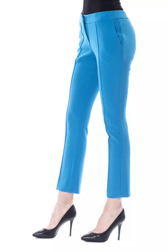 BYBLOS Hellblaue Polyester Damenhose