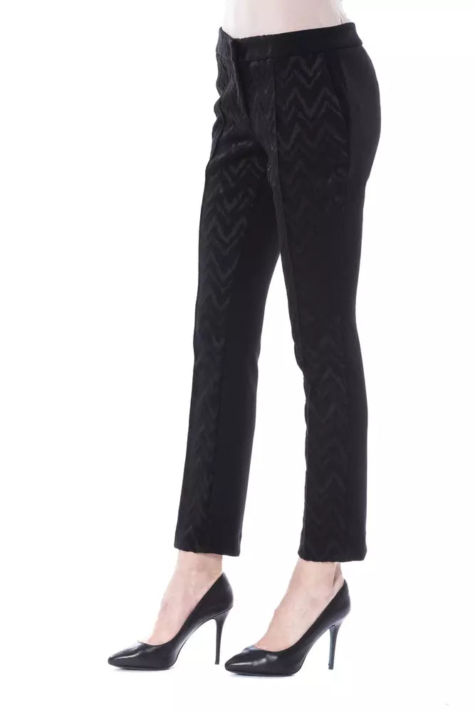 BYBLOS Schwarze Marabu-Hose für Frauen