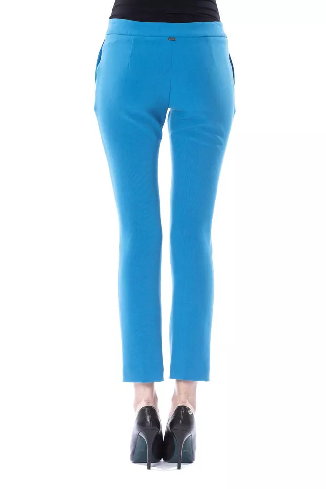 BYBLOS Hellblaue Polyester Damenhose